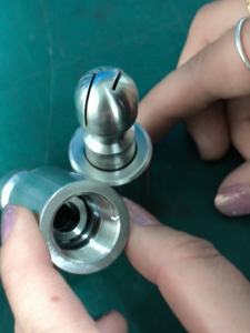 Botol tangki bola pembersih putar 360 derajat, mulut pipa semprot air Drum untuk mencuci & membersihkan - Product Image 5