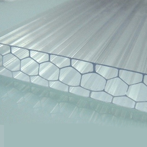 Lastre di Copertura in Policarbonato Trasparente a Nido d'Ape da 10mm Moderne con Isolamento Termico e Resistenza agli Urti per Coperture di Patio - Product Image 1