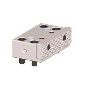 Fixed Jaw Holders For Modular Vise 100mm Width Precision Machined Steel Component - Product Image 2