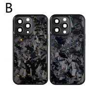 Coque de téléphone en PC rigide mince et sèche, design magnétique en fibre de carbone et aramide de luxe 2025 pour iPhone 16 15 14 13 Pro Max