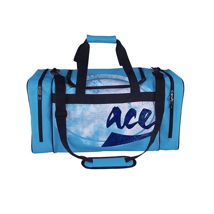 Лидер продаж, фиолетовая блестящая дорожная сумка для чарлидинга, сублимационная сумка, спортивная сумка