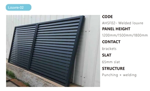 Panneaux d'intimité <span class=keywords><strong>en</strong></span> aluminium, panneaux d'intimité à lattes horizontales <span class=keywords><strong>en</strong></span> aluminium, écrans d'intimité à persiennes horizontales <span class=keywords><strong>en</strong></span> aluminium, clôture de jardin extérieure - Product Image 5