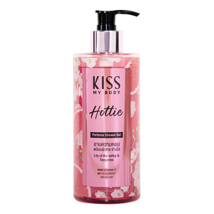 Gel douche parfumé KISS MY BODY Hottie 380 ml Restez frais et éclatant avec le gel Hottie Tangerine & Lily pour une peau douce - Product Image 1