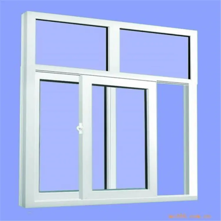 China Groothandel Upvc Plastic Interieur Venster Schuifraam Met Klamboe