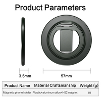 Support magnétique rotatif à 360° pour téléphone, support de voiture détachable, support multi-appareils pour téléphone et tablette