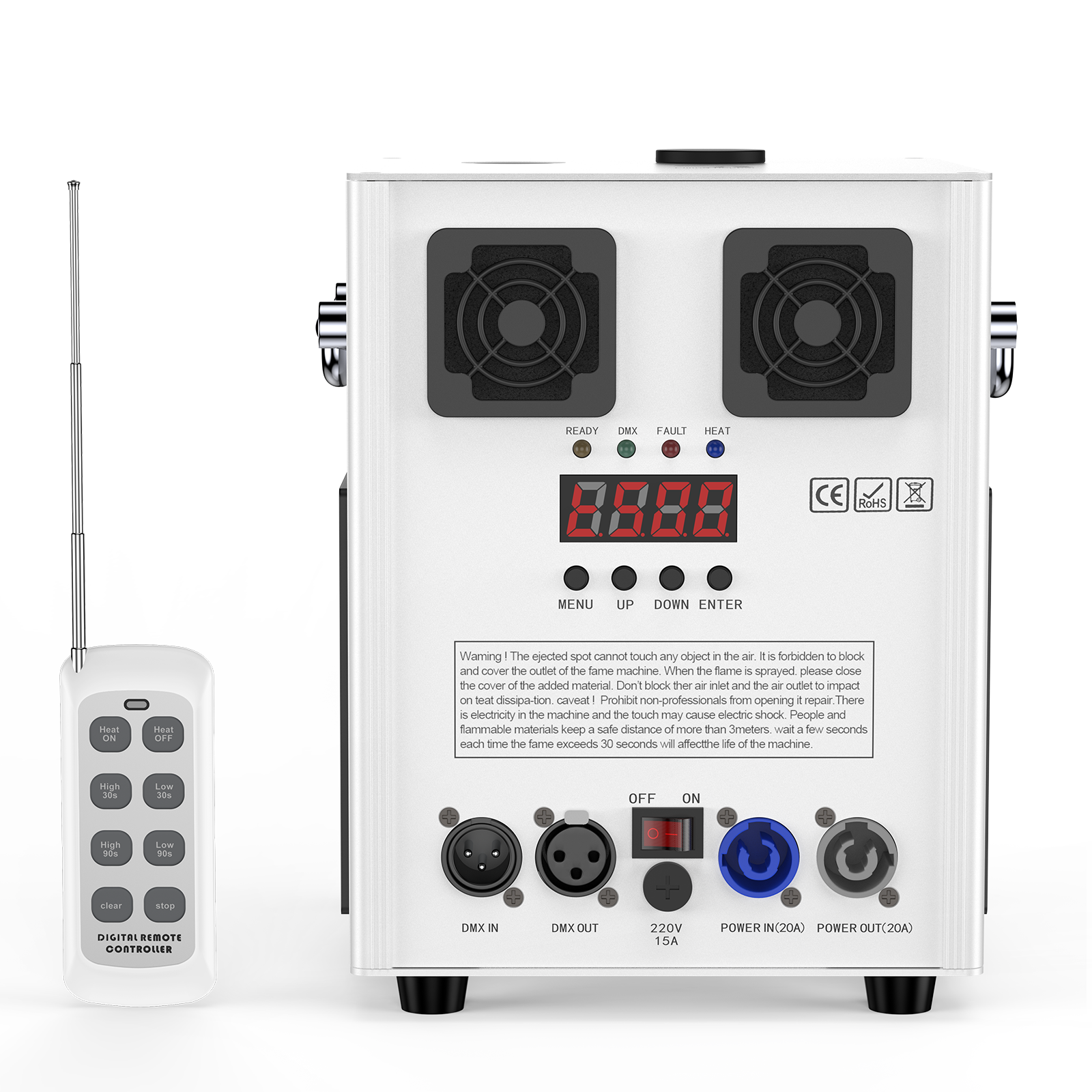 600W Cold Spark Machine For Disco Party DJ Wedding with Wireless