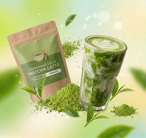 Té Verde Matcha Orgánico en Polvo, Certificado por la UE, Grado Ceremonial, Vegano, Apto para Dieta Keto, Té Adelgazante en Bolsitas, Suministro a Granel, OEM - Product Image 1
