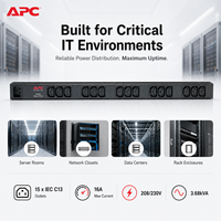 Le plus populaire récemment Schneider APC Rack PDU AP9572 Unité de distribution d'alimentation dédiée dans une armoire de rack attrayante