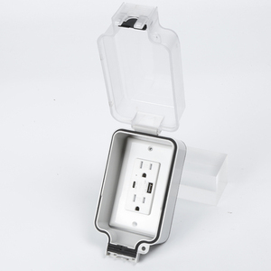 עבור מוסמך <span class=keywords><strong>gfci</strong></span> מוסמך עמיד למים לנו צינור קיר חשמל צינור 125v 60hz החדש מכסה 20 זרם חדש - Product Image 6