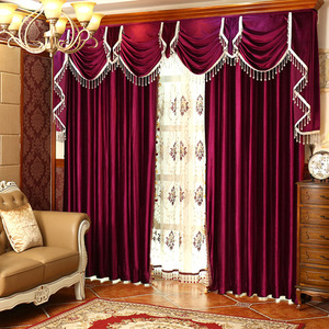 Tenda in Velluto 100% Poliestere di Lusso per <span class=keywords><strong>la</strong></span> Casa, Super Morbida, Pesante, Oscurante per Soggiorno e Camere da Letto Femminili - Product Image 1