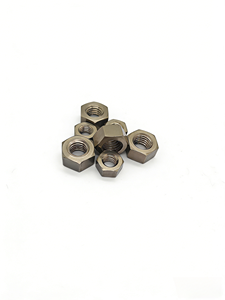 Tuercas Hexagonales de Aleación de Titanio Pulido, DIN931 Grado <span class=keywords><strong>5</strong></span>, Roscado Completo, Antiadherentes, Tamaño Personalizado, Suministro a Granel, Directo de Fábrica - Product Image 2