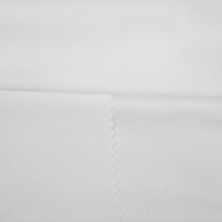 Tissu en jersey interlock blanc 100 % polyester haute densité, résistant aux déchirures, de qualité supérieure, pour impression par sublimation, vente en gros