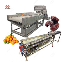 Industriële Data Wassen Sorteren Drogen Productielijn Machine Fruit En Groente Data Wassen En Drogen Lijn