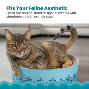 Großhandel langlebige runde Wellpappe Katzen bäume & Scratcher <span class=keywords><strong>Cat</strong></span> Lounge Bett & Kratz schale - Product Image 6