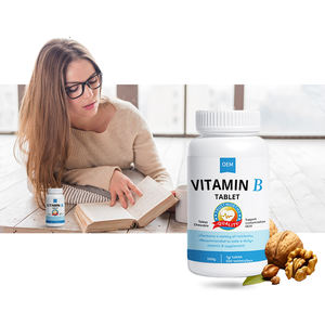 Label pribadi OEM suplemen kesehatan Vitamin B tablet mendukung energi meningkatkan sistem imun - Product Image 2