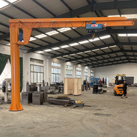 Crane Jib Pilar 3 Ton Ringan Terlaris, Dioperasikan Manual, untuk Pabrik Kecil