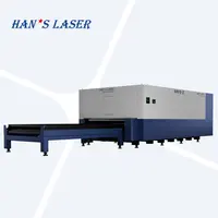Hans cortador a laser de fibra laser, com cabeça de corte a laser