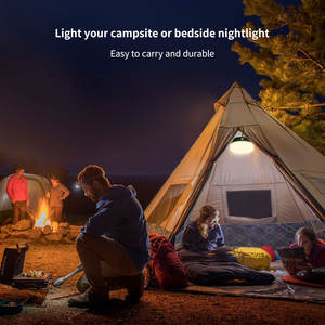 Lámpara LED para acampar, cargador de <span class=keywords><strong>teléfono</strong></span>, dispositivos de iluminación exterior, equipo de Camping, luces de cadena solares - Product Image 5