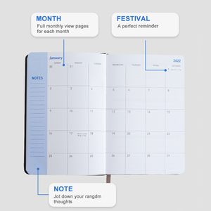 Cuaderno Espiral Promocional para Negocios, Papel Marrón, para Mujeres Musulmanas, Viajes, Vintage, Organizador Diario, Semanal y <span class=keywords><strong>Mensual</strong></span> para Chicas - Product Image 4