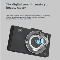 Nouvelle caméra CCD numérique haute définition H18 Portable 4K entrée de gamme 2.8 pouces grand écran caméra étudiante CMOS caméra pas cher pour