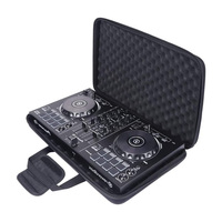 Tas EVA Keras Kompatibel dengan Pioneer DJ DDJ-FLX4 DDJ-400 DDJ-SB3, Tas Gig Perjalanan Pengontrol DJ dengan Pelindung Spons Ganda