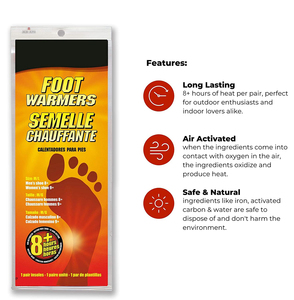 Scaldappiede monouso con soletta interna a lunga durata <span class=keywords><strong>naturale</strong></span> e inodore, Patch scaldino per piedi attivati all'aria - Product Image 2