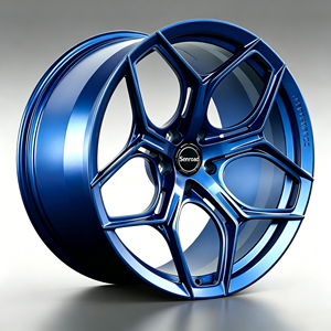 จานล้อ Y-Spoke 18-24นิ้ว5X112 5X115 5X114.3 <span class=keywords><strong>120</strong></span>ล้อสีฟ้าด้านสำหรับ BMW Porsche Toyota Supra typra Tesla FR4 S1ล้อปลอมแปลง - Product Image 3