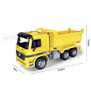 1:20 घर्षण डंप ट्रक निर्माण कार उच्च गुणवत्ता ABS निर्माण डंप ट्रक वाहन खिलौना