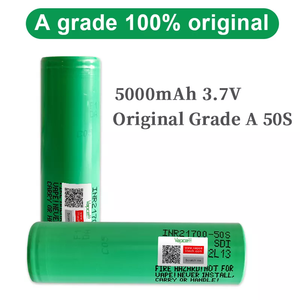한국산 오리지널 INR21700 5000mah 25a 50S 대용량 <span class=keywords><strong>3.6V</strong></span> 21700 50S 리튬 이온 충전식 배터리 배터리 배터리 팩 - Product Image 4