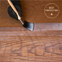 Couche de finition transparente, résistante aux UV et anti-jaunissement, scellant imperméable pour bois extérieur, métal et surfaces peintes, brillant