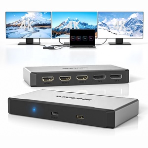 Wavlink WL-UG7701เชื่อมต่อแล็ปท็อป2 * DP อะแดปเตอร์ Triple 4K 60Hz 100W PD in USB-A USB-C dking <span class=keywords><strong>Station</strong></span> - Product Image 2