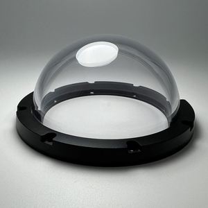 กล้องอะคริลิคทรงโดม PMMA เลนส์นูนปรับแต่งได้ K9การเคลือบป้องกันแสงสะท้อนใต้น้ำใช้งานได้3ปี - Product Image 4