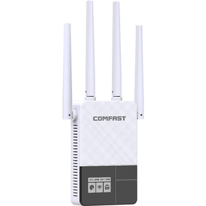Comfast CF-WR760AC <span class=keywords><strong>Mini</strong></span> <span class=keywords><strong>Repeater</strong></span> 1200mbps rumah Smart <span class=keywords><strong>WiFi</strong></span> <span class=keywords><strong>Router</strong></span> <span class=keywords><strong>Wireless</strong></span> Booster dinding melalui sinyal Extender enkripsi WEP - Product Image 1
