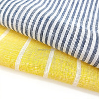 Großhandel Lagerware Weicher Qualitäts-Einfarbiger Gewebter Rayon-Viskose-Leinenstoff für Hemden Kleider Sofa-Polsterung