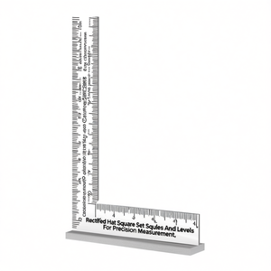 Règles et niveaux de précision Ttake Rectified Hat Square Set pour mesures de précision - Product Image 2