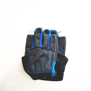 Cycling <b>Gloves</b> <b>Red</b> And Blue Wear Resistant For Mountain Bike Riding Unisex Adult Size One Size - Product Image 3