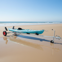 Promotion : Chariot robuste pour jet board marin, chariot pour kayak, chariot pour bateaux pneumatiques, pour bateaux marins, yachts et bateaux en caoutchouc