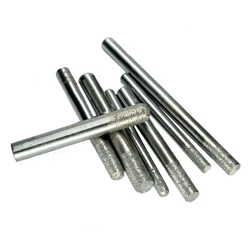 CNC wear-resistant Sintered diamond carving relief tools Flat bottom Diamond engraving router bits for stone granite