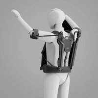 Exosquelette passif HBG pour la manipulation des membres supérieurs, soutien dorsal, manipulation d'objets lourds, sur mesure
