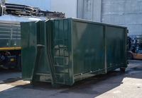 Conteneurs à déchets de recyclage à usage industriel Bennes à ordures avec crochet élévateur Machines de traitement des déchets