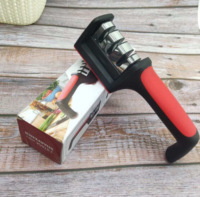 Affûteur de Couteaux et Ciseaux Détachable 3-en-1 de Haute Qualité, Céramique Tungstène Acier Inoxydable, 4 et 3 Étages