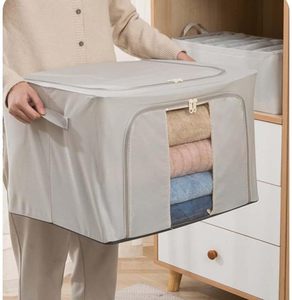Grande boîte de rangement pliable en tissu pour vêtements, armoire, literie, sac de rangement pour l'organisation de la maison - Product Image 3