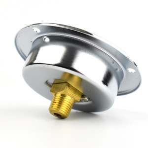 แผงเกจวัดความดัน GF-40เชื่อมต่อหน้าแปลนเคลื่อนไหวทองแดง50 60 Y-40Z 0.4MPa - Product Image 2
