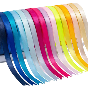 Rubans en satin colorés de 3/8 pouce en gros pour emballage cadeau, bouquets de fleurs, mariage, logo personnalisé, ruban cadeau simple face - Product Image 3