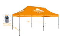Tente de réception en aluminium Admax personnalisée, imprimée, simple, 3x3m, 3x4.5m, 3x6m, imperméable, ignifuge, pour exposition intérieure/extérieure