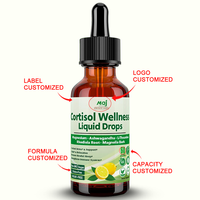 Gouttes liquides d'Ashwagandha liposomales OEM avec Corosop Bitters L-Théanine Magnésium Shilajit pour l'énergie Cortisol Santé pour les femmes