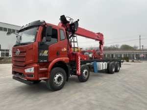 4*2 ổ đĩa cần cẩu di động xe tải 5 tấn Kính thiên văn gấp cần cẩu cần cẩu DIESEL nhiên liệu mới cần cẩu gắn trên xe tải để bán - Product Image 6