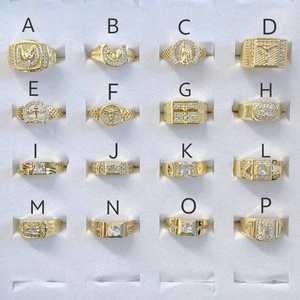 JML Wholesale 14k Gold Plated <strong>Crystal</strong> Children's Fashion <strong>Ring</strong> Daily Wear Accessory Religious Design Hollow Cross Virgin Mary - Product Image 1