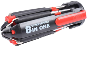 Tournevis électrique portable multifonction 8 en 1 6 LED Torche <span class=keywords><strong>de</strong></span> réparation <span class=keywords><strong>Torx</strong></span> Tête <span class=keywords><strong>de</strong></span> vis en plastique Pointe magnétique industrielle OEM - Product Image 1