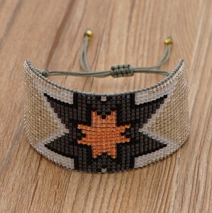 Go2boho — Bracelets en forme d'étoile tissé à la main pour femmes, bijou mexicain, ajustable et à la mode, cadeau, Miyuki, 2020 - Product Image 4